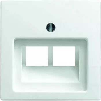 Wall plate / switch cover Busch-Jaeger 1753-0-0226 White, conventional design, single pack