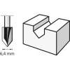 V-groove bit Dremel 640