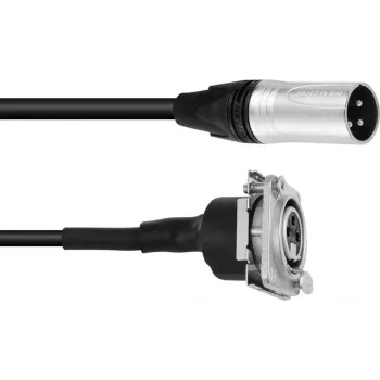 XLR patch cable PSSO 1 m — XLR male to XLR female, black