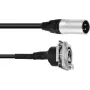 XLR patch cable PSSO 1 m — XLR male to XLR female, black