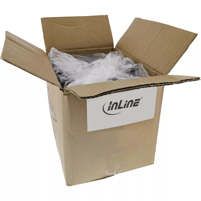 InLine USB 2.0 Cable USB-C to A, Black, 1 m, 130 pcs Bulk Pack (B-35731)
