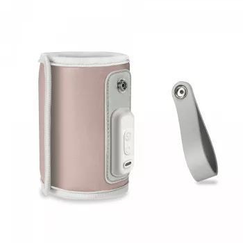 Bottle warmer Lionelo Thermup Go Pink — portable bottle and food heating for baby feeding