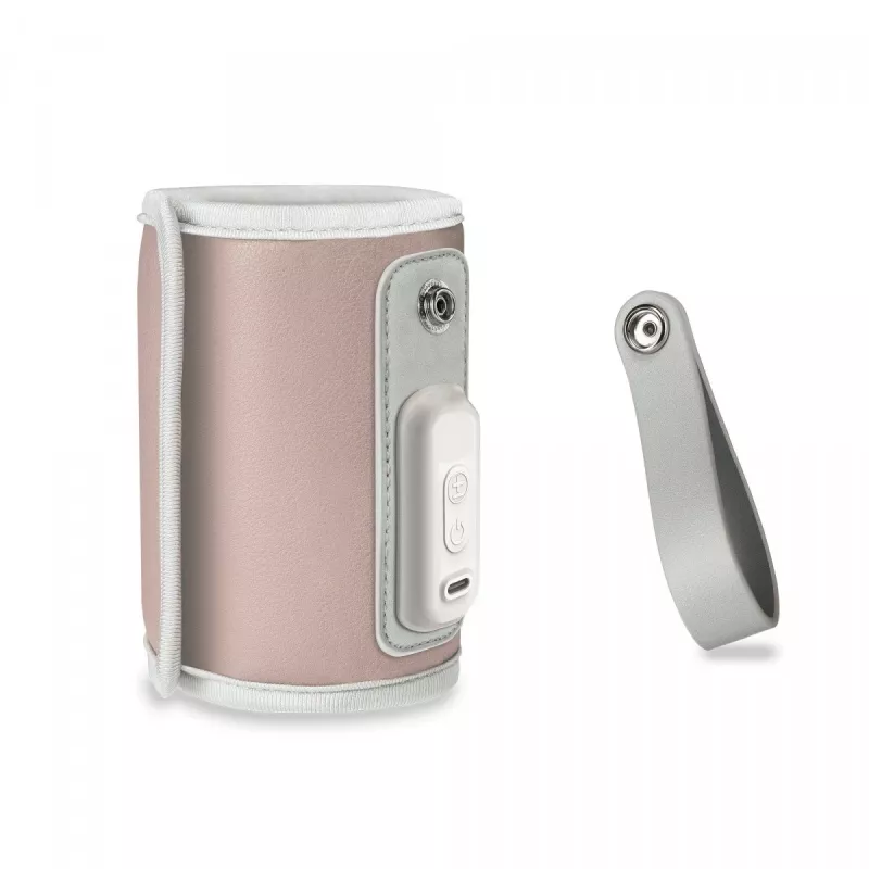 Bottle warmer Lionelo Thermup Go Pink — portable bottle and food heating for baby feeding