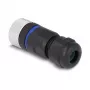 M12 Connector A-coded 8 pin female DeLOCK 60538 screw connection