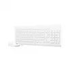 Full-size mechanical keyboard and mouse set Lenovo GX30W75336 — USB + Bluetooth, QWERTY, white
