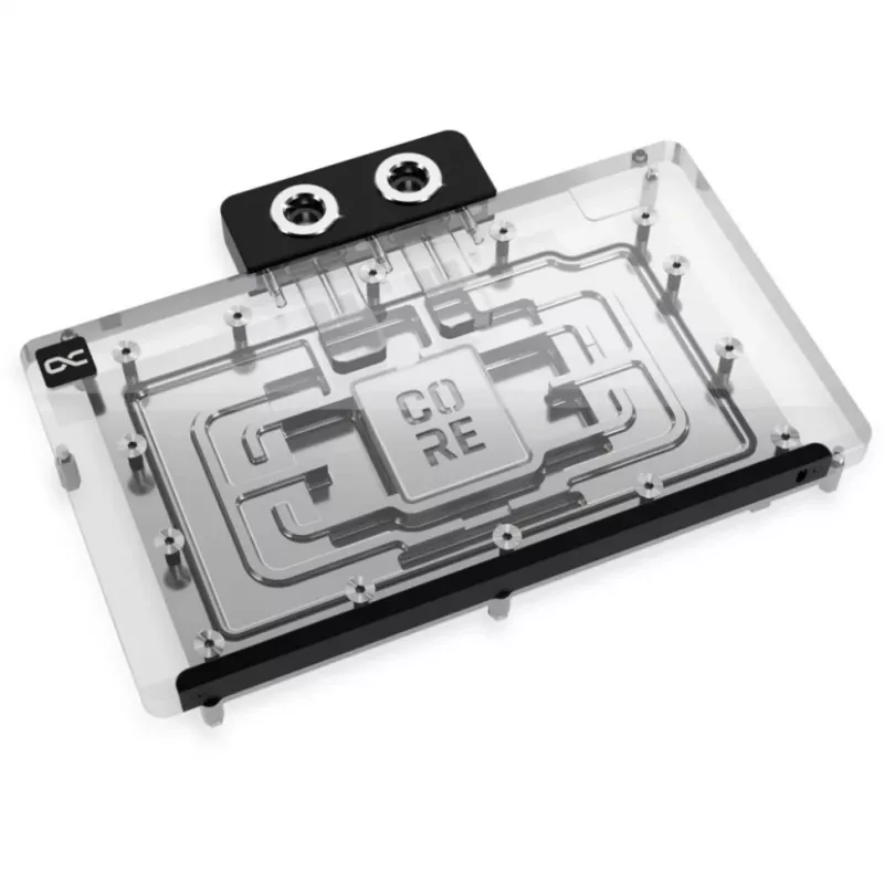 Backplate Alphacool 10259 Aluminium Chrome Copper Black 153.3mm