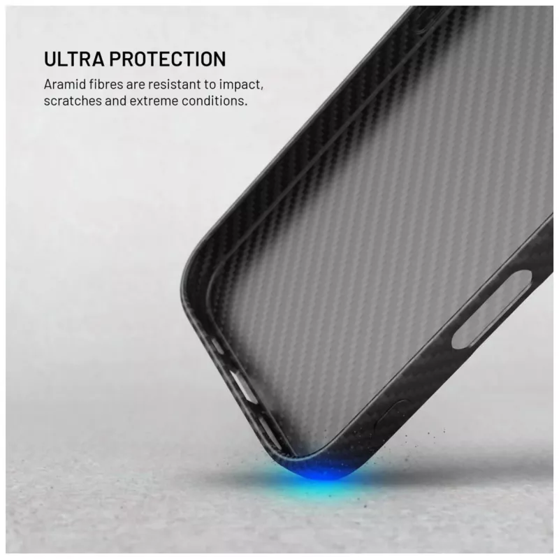 Protective sleeve FIXED MagVelar for Apple iPhone 17 Pro, black