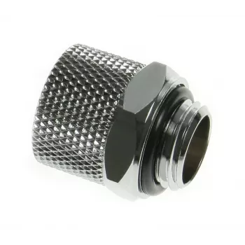 Computer cooling system part BitsPower BP-WTP-C11J — Brass fitting, nickel silver finish