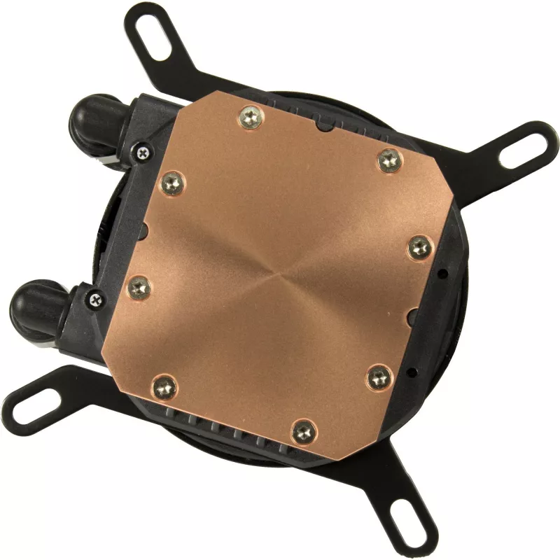 All-in-one liquid cooler INTER-TECH LC-360 RGB — 12 cm fan, hydraulic bearing, black