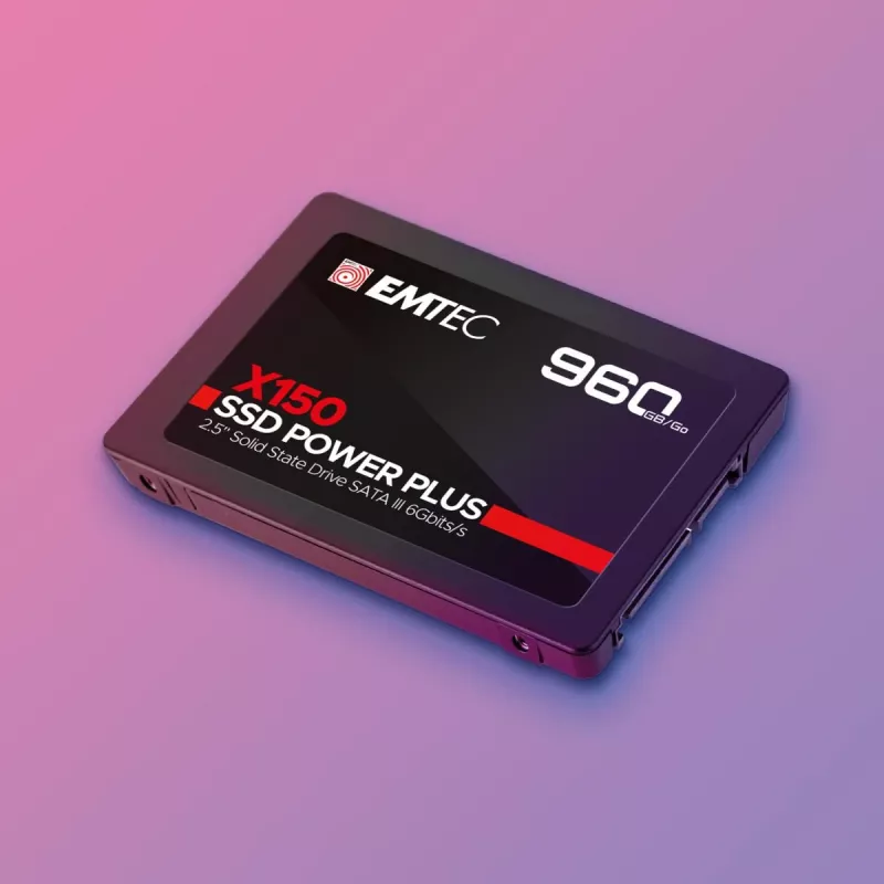 Emtec X150 Power Plus - SSD - 2 TB - intern - 2.5 (6.4 cm) - SATA 6Gb/s (ECSSD2TX150)