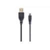 Gembird 1.8m USB 2.0 A/mini-USB M USB cable USB A Mini-USB B Black