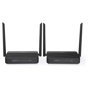 Wireless HDMI KVM Extender Set DIGITUS DS-55360 — Transmitter & Receiver, Wireless, 100 m, 4K/60Hz, HDMI, USB-A/USB-C