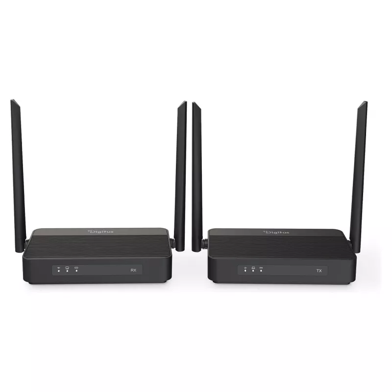 Wireless HDMI KVM Extender Set DIGITUS DS-55360 — Transmitter & Receiver, Wireless, 100 m, 4K/60Hz, HDMI, USB-A/USB-C