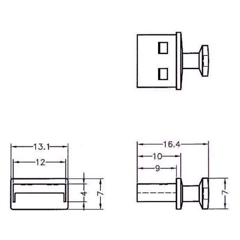 Socket safety cover USB Type-A DeLOCK 64009