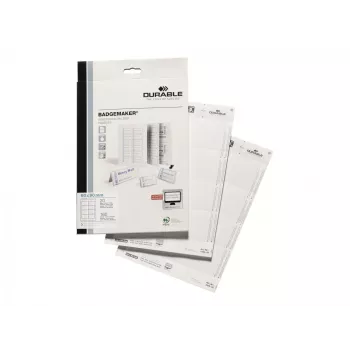 Badge insert Durable 1456-02 60x90 mm White