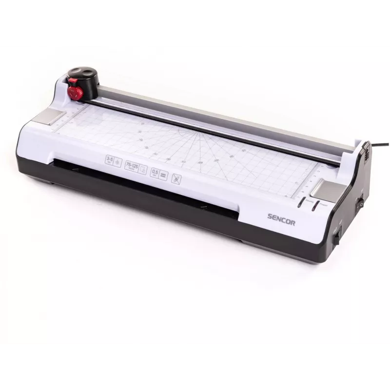 Office laminator SENCOR SLA 230 A4, compatible with A4 sheets, 2x75–2x125 mm pouch thickness range