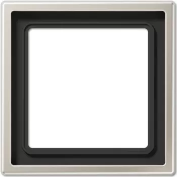 Wall switch cover plate JUNG ES 2981, stainless steel finish