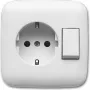 Busch Jaeger 4310/6 EUJ-214 Socket Outlet Type F White (1611-0-0169)
