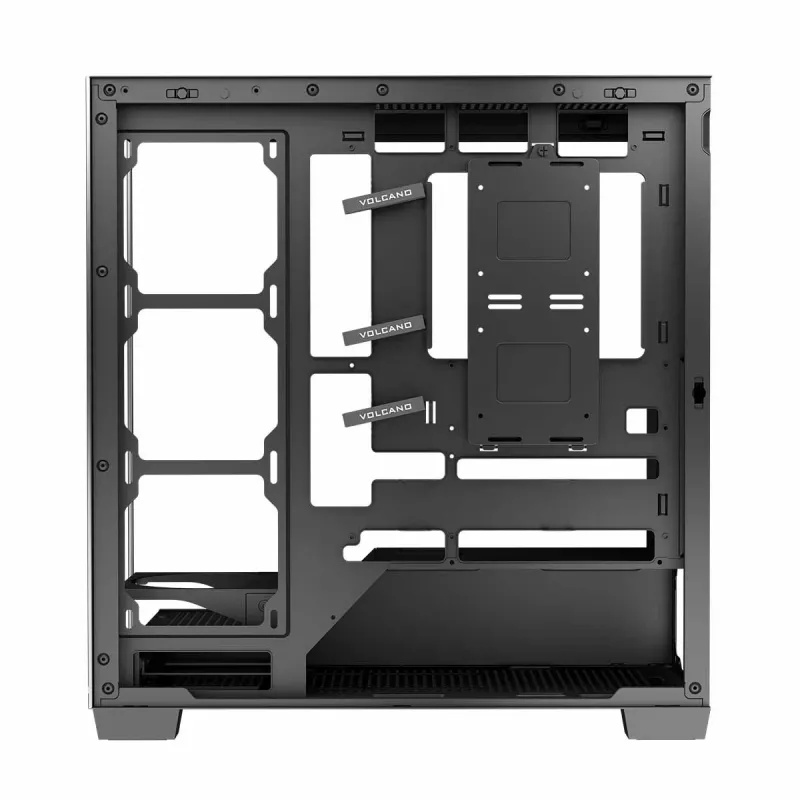 PC case MODECOM Volcano Stellar NF ATX midi tower, tempered glass, black, supports ATX/micro ATX, GPU up to 420mm, CPU cooler 175mm