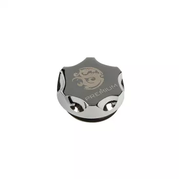 Compression plug BitsPower BP-PRE-06 G1/4 shiny silver – premium closure fitting