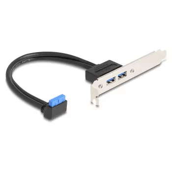 DeLOCK 83015 Internal USB 3.2 Gen 1 Adapter Black 5 Gbit/s