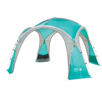 Event Dome Shelter L, 3,65 x 3,65m, Pavillon Light Blue/Grey
