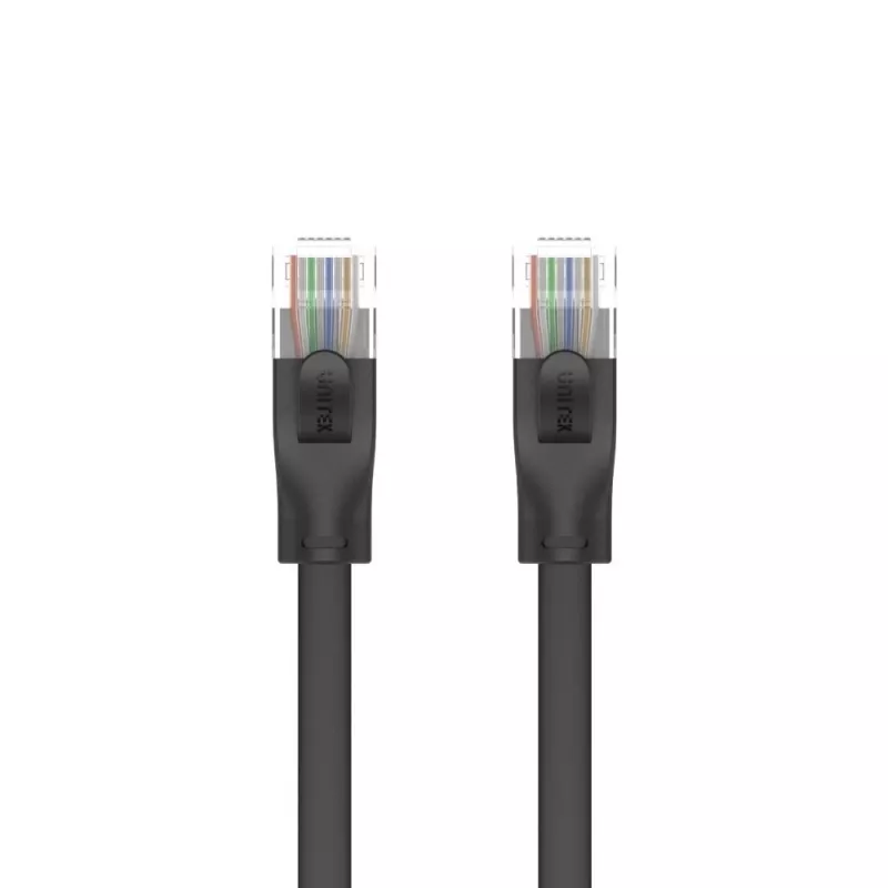 Ethernet cable Unitek Cat6 UTP RJ45 3 m, Gigabit, 250 MHz, black, solid conductor, PVC jacket