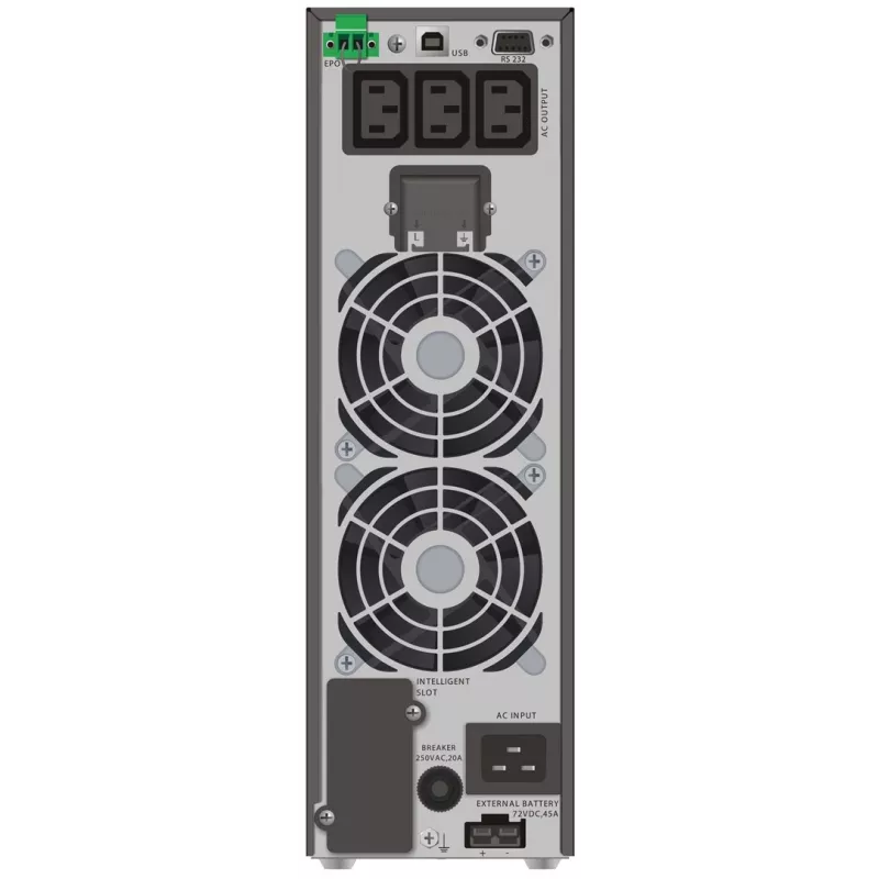 PowerWalker VFI 3000 TGS uninterruptible power supply (UPS) Double-conversion (Online) 3 kVA 2700 W 3 AC outlet(s)