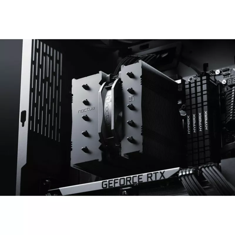 Air cooler Noctua NH-D12L 12 cm Aluminium Black 450-2000 RPM 18.8-22.6 dB