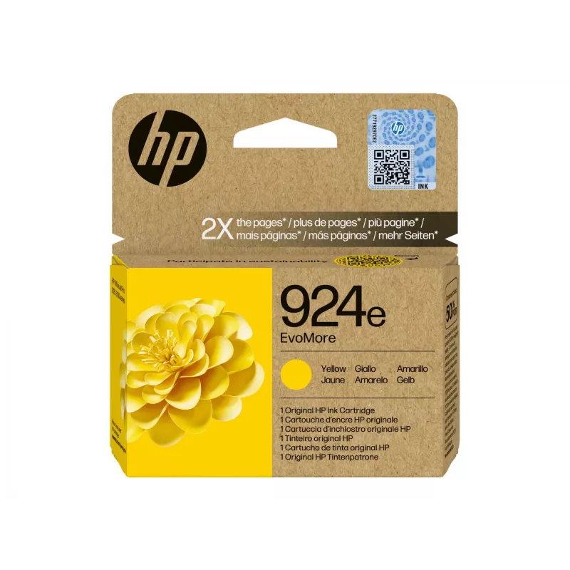 HP 924e EvoMore Yellow Original Ink Cartridge