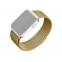 Metal mesh replacement strap FIXED FIXMEST-434-GD for Apple Watch 42/44/45/46/49 mm, gold finish