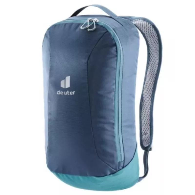 Baby carrier backpack Deuter Kid Comfort Pro, blue, polyamide, max 22 kg, sunshade, side pocket