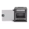 DIGITUS SOHO PRO 6U 10 inch Wall-Mount Network Cabinet Set with 8-Port Gigabit Switch, 12-Port Cat 6A Patch Panel, Shelf, Power Strip and 10 Patch Cables