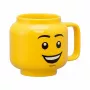Ceramic mug Room Copenhagen LEGO Happy Boy Small Yellow 40460806 — small ceramic cup, LEGO design