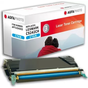 Toner cartridge AgfaPhoto APTL5242CE Cyan, yield 7000 pages, 1 pc