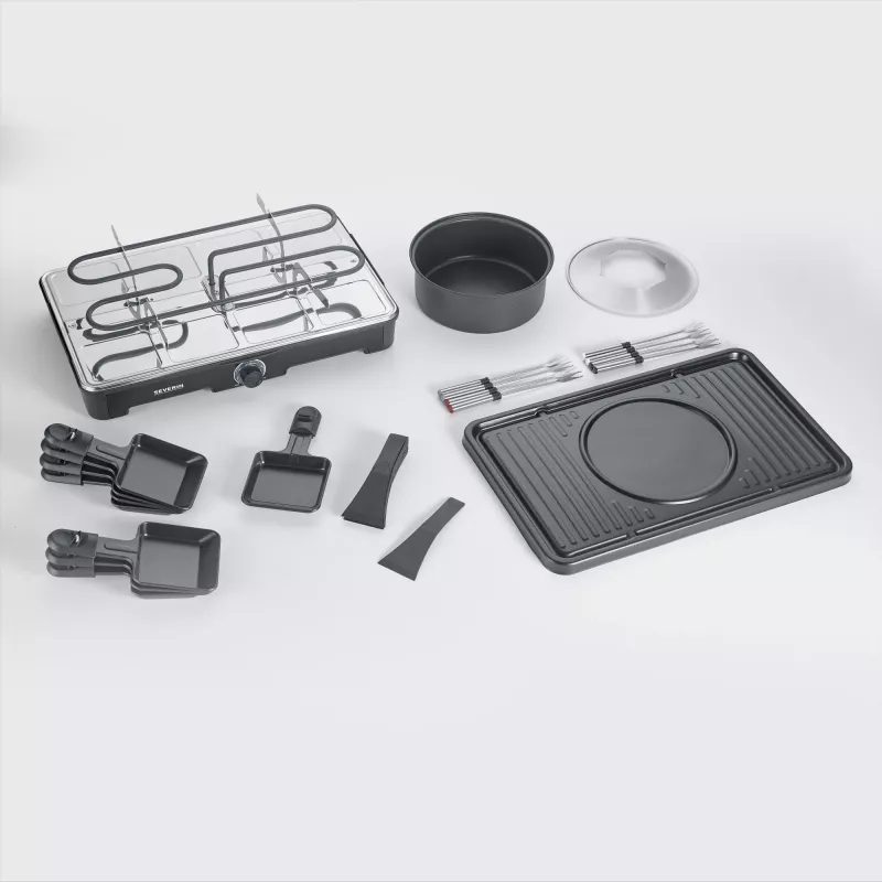 Raclette Grill Severin RG 2347 8 Persons 1400 W Black