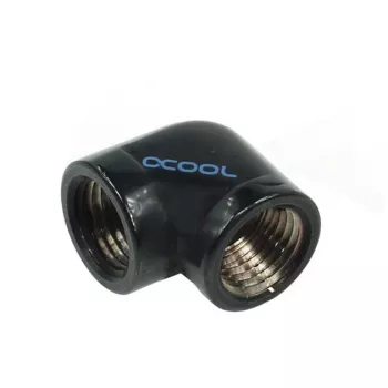 Alphacool HF L-connector G1/4 IG to G1/4 IG - Deep Black (17042)