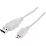 USB Cable ShiverPeaks BS77180-W 0.5m USB 2.0 Micro-USB B White