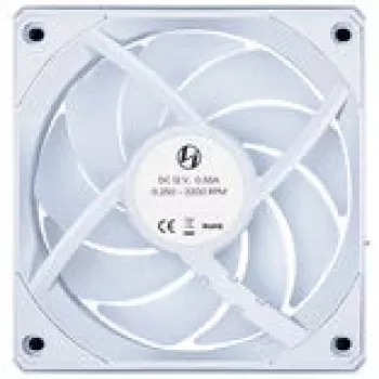 120mm case fan Lian Li UNI FAN CL Wireless — White, wireless RGB control, daisy-chain compatible