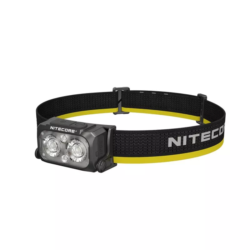 Headlamp Nitecore NU25 MCT — rechargeable headlamp, up to 400 lumens, compact hands-free lighting