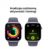 Apple Watch Series 11 GPS + Cellular 42mm Silver Aluminium Case with Purple Fog Sport Band - M/L