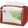 Napkin dispenser Tork Xpressnap 272612 tabletop red, for folded napkins, durable countertop unit