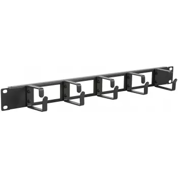 Lanview 1U 48,30cm (19) CABLE ORGANIZER PANEL (RAO110BL)