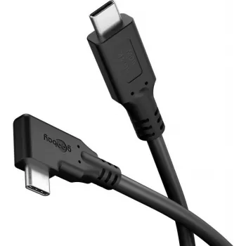 Goobay USB-C -Cable 90° 2 m black - 60 W 5 Gbit/s Power Delivery (79422)