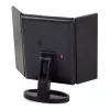 Extralink Makeup Mirror, Magnifying, Black, Foldable, Backlit, with Stand