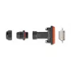 DeLOCK D-Sub HD 26 pin female connector IP67 waterproof black orange