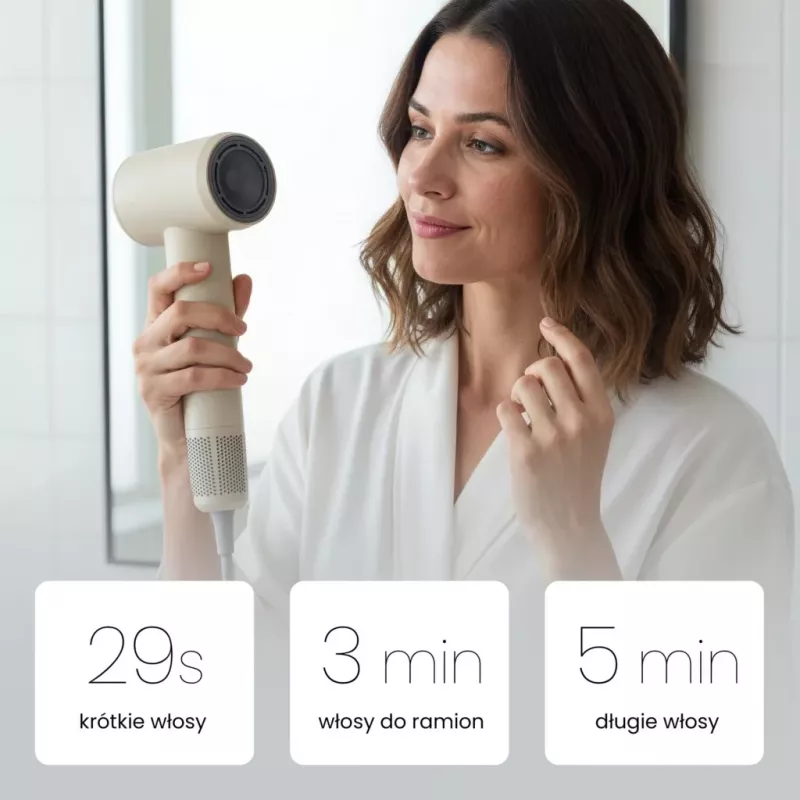 Hair dryer Lovio LVHD001PK with ionization and AirFlow technology