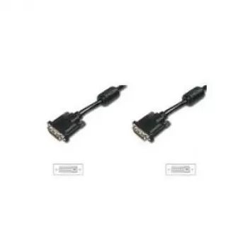 DVI cable Digitus DK-320101-030-S 3.05 m DVI-D Black