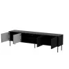 Cama CORTINA 4D TV cabinet 200x40x55 black