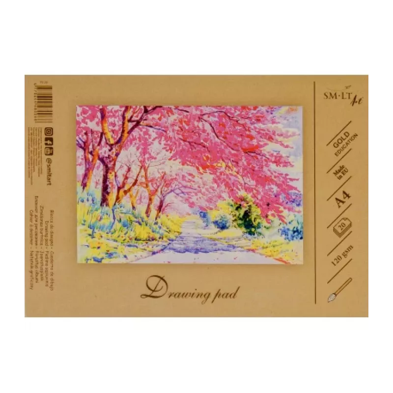 Drawing pad SMLT A4, 20sheets 120g